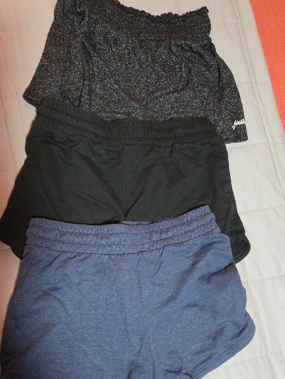 Kids Elastic-Waist Casual Shorts - Black, Navy, Charcoal
